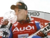 Ski World Cup 2007- 2008-- Didier Cuche vincitore della coppa di discesa libera. Bormio, Italia, 12 marzo, 2008